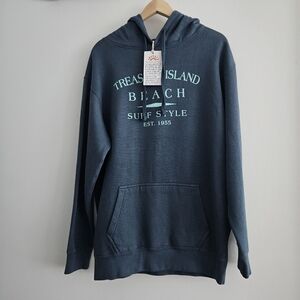 Treasure Island Beach Pullover Hoodie Size M NWT